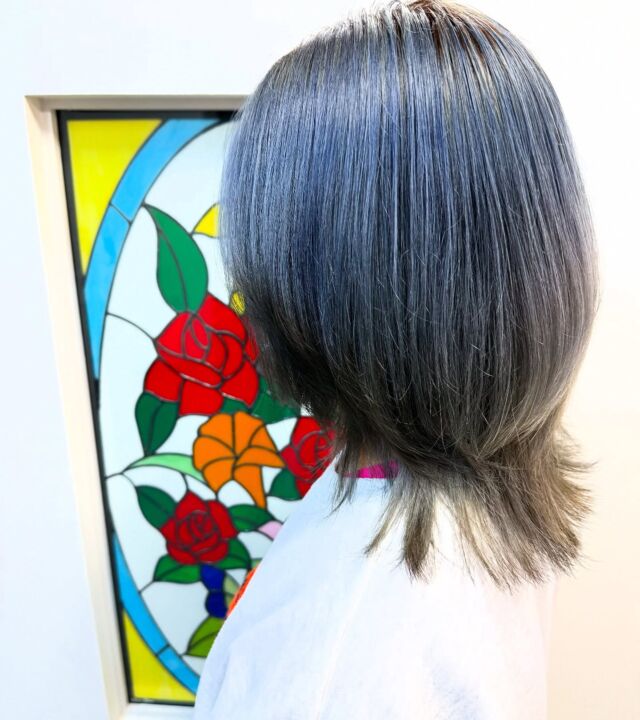 #ブルーグレー 
#外国人風カラー #外国人風ハイライトカラー #イルミナカラー #アディクシーカラー #コレストン #ファイバープレックス #電子トリートメント #フレンチカットグラン #小牧 #小牧市 #小牧美容室 #小牧市美容室 #春日井 #春日井市