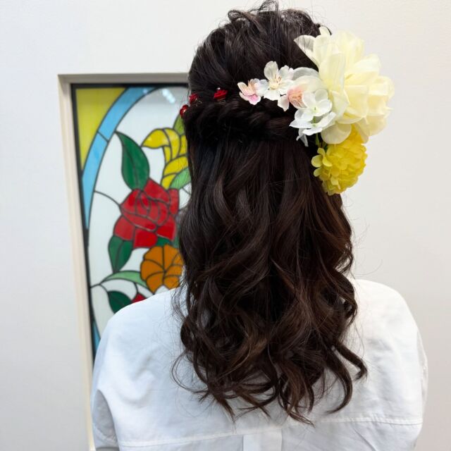 #卒業式 #卒業式ヘア #ハーフアップ 
#小牧 #小牧美容室