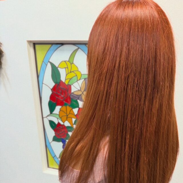 #オレンジブラウン 
#小牧市 #小牧美容室 #春日井