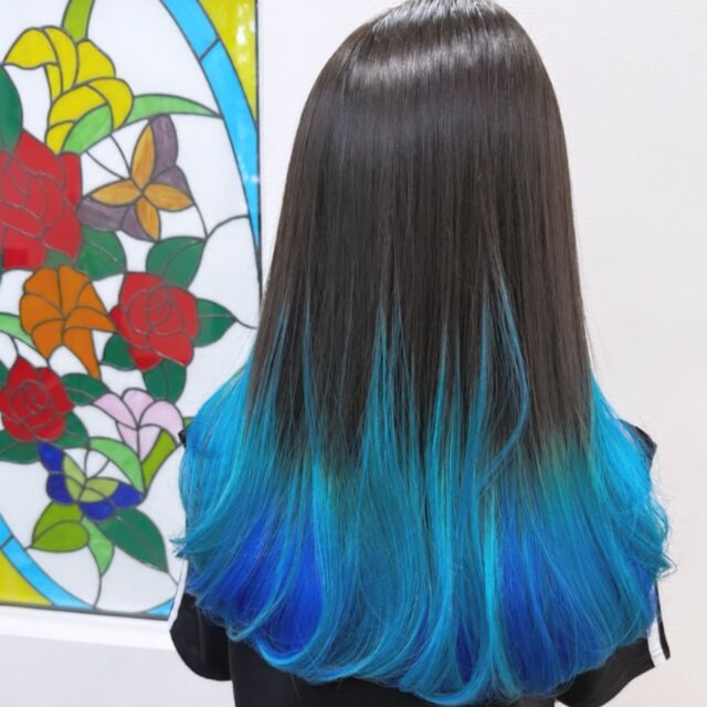 #グラデーションカラー #チアドラキッズ #小牧市 #小牧美容室 #春日井